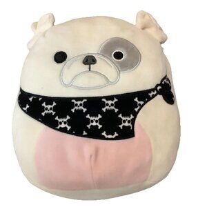 Squishmallows Elanor the Bulldog 8" Stuffed Plush. Preloved